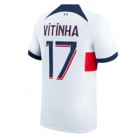 Paris Saint-Germain Vitinha Ferreira #17 Vonkajší futbalový dres 2023-24 Krátky Rukáv
